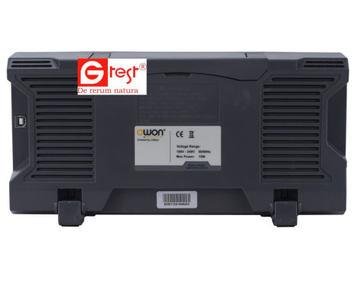 SDS1202 цифровий запам'ятовуючий осцилограф 200 МГц 2 канали OWON