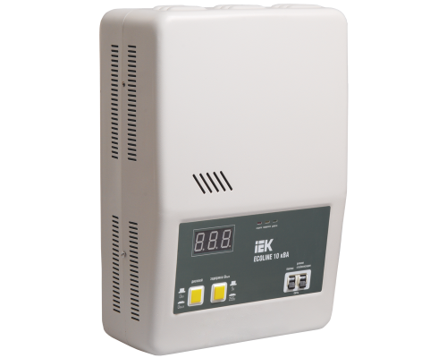 Стабілізатор напруги Ecoline 10 кВА рел. настінний. IEK