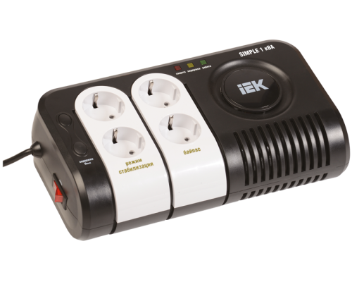 Стабілізатор напруги серії Simple 1 кВА, IEK