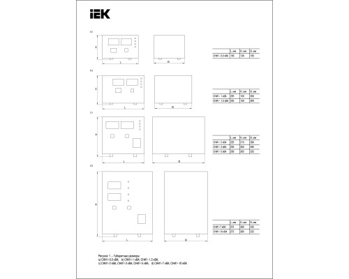 Стабилизатор напряжения серии СНИ1- 0,5 кВА однофазний,ІЕК