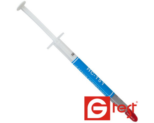 Термопаста HC-151 (HT-GY260), сіра, 1гр. шприц