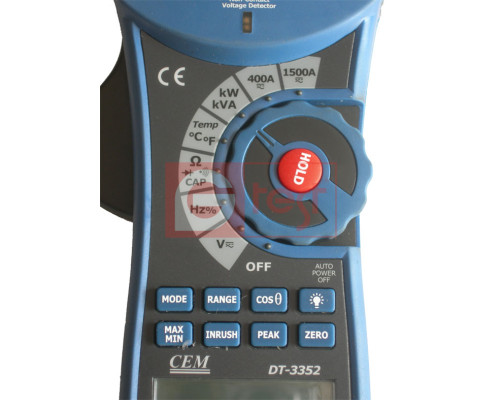 DT3352, 1500A DC/AC, токоизмерительные клещи, с функциями ваттметра и мультиметра