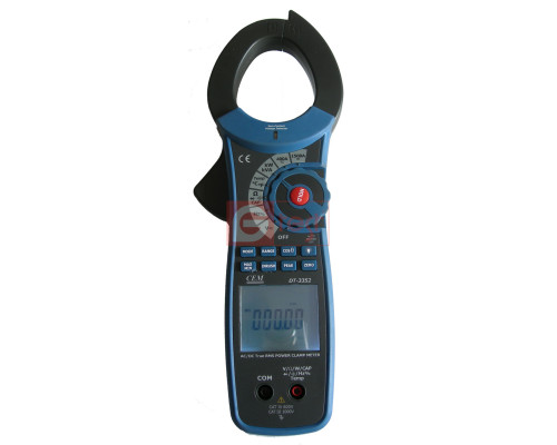 DT3352, 1500A DC/AC, токоизмерительные клещи, с функциями ваттметра и мультиметра