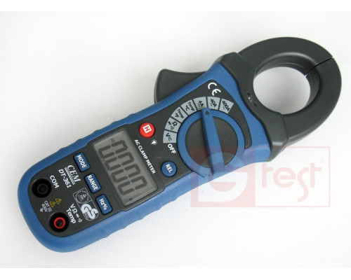 DT361, 400A AC, токоизмерительные клещи, с функцией мультиметра