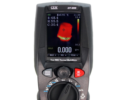 DT898 мультиметр с функцией тепловизора,  от -20ºC до 260ºC