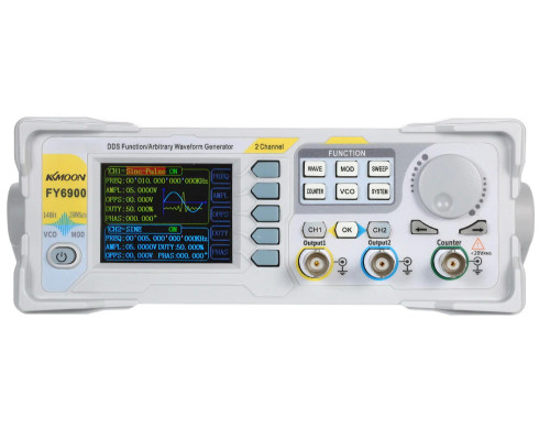 FY6900-60M генератор сигналов произвольной формы 60 МГц, 2 канала