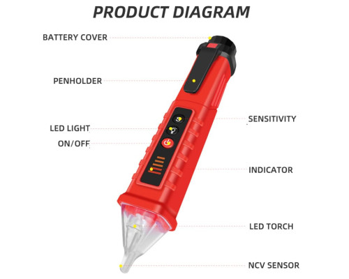 M100 Безконтактний детектор напруги