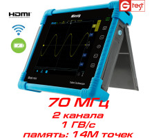 TO1072 Micsig планшетный осциллограф,  70 МГц, 2 канала