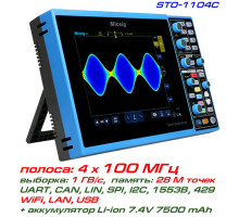 STO1104C Micsig  планшетный осциллограф,  100 МГц, 4 канала