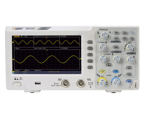 SDS1022 Осцилограф 20 МГц 2 канали