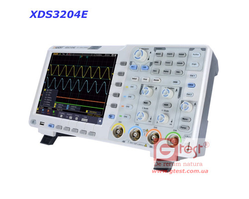 XDS3204E осциллограф, 200 МГц, 4 канала