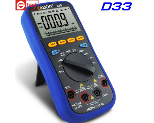 D33 мультиметр цифровой