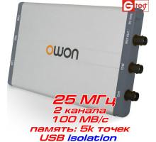 VDS1022i USB-осциллограф 25 МГц 2 канала