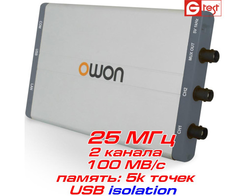 VDS1022i USB-осцилограф 25 МГц 2 канали