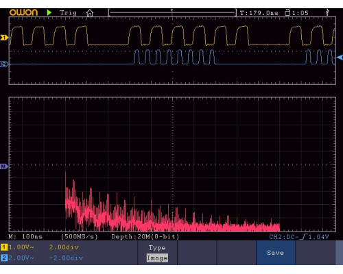 xDS3202A осциллограф 14 бит 2х200МГц 40М точек