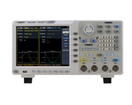 XDG3082 генератор сигналів довільної форми 80 МГц, 2 канали