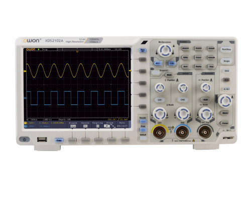 xDS2102A осцилограф 12 біт 2х100МГц 20М пікселів