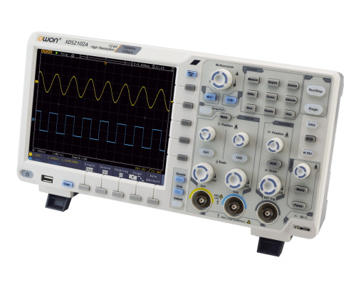 xDS2102A осцилограф 12 біт 2х100МГц 20М пікселів
