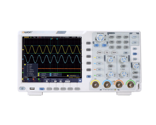 xDS3104E осциллограф 8 бит 4 х 100МГц 40М точек
