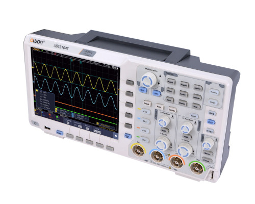 xDS3104E осциллограф 8 бит 4 х 100МГц 40М точек