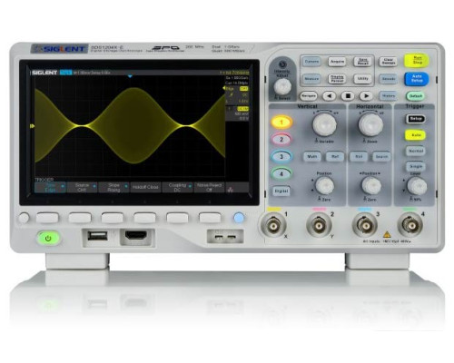 SDS1104X-E осциллограф, 100 МГц, 1 ГВ/с, 4 канала