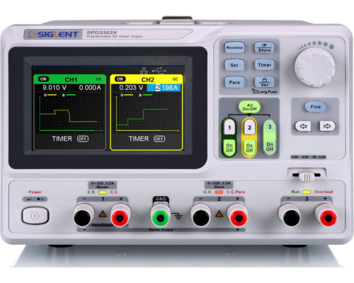 SPD3303X-E программируемый источник питания