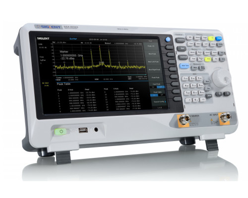 SSA3021X анализатор спектра, от 9 кГц до 2,1 ГГц