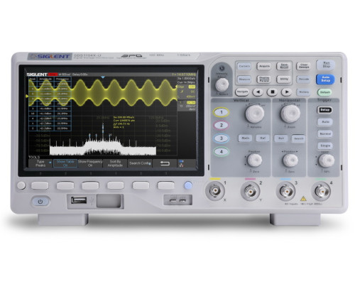SDS1104X-U осцилограф, 100 МГц, 1 ГВ/с, 4 канали