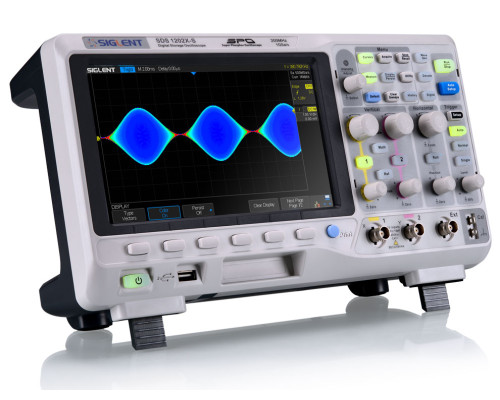 SDS1102X-E осцилограф 100 МГц 1ГВ/с 2 канали