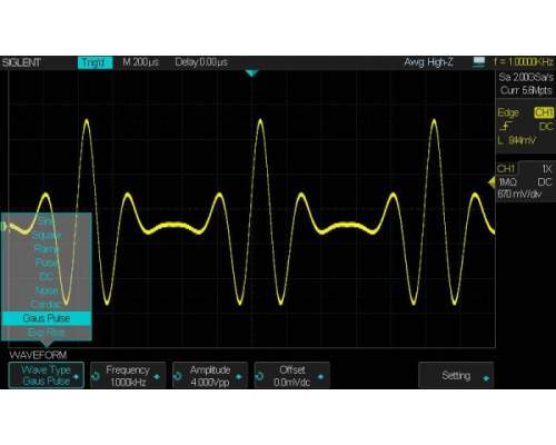 SDS2000x-FG Генератор