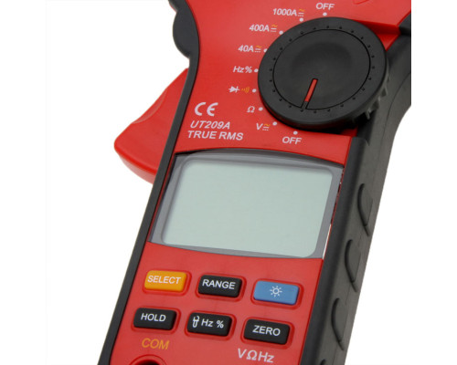 UT209A, 1000A AC/DC, струмовимірювальні кліщі, з функцією мультиметра