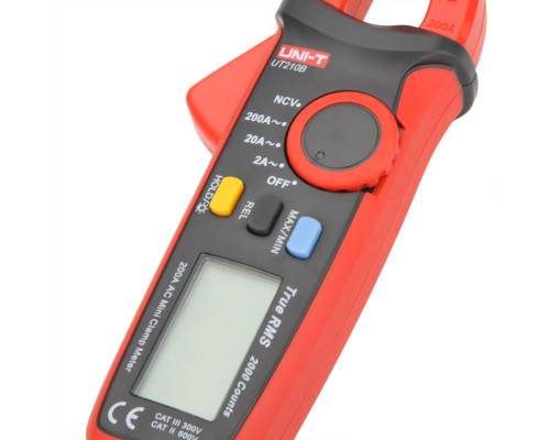 UT210B, 200A AC, токоизмерительные клещи UNI-T, True RMS, NCV, 2000 отсчётов