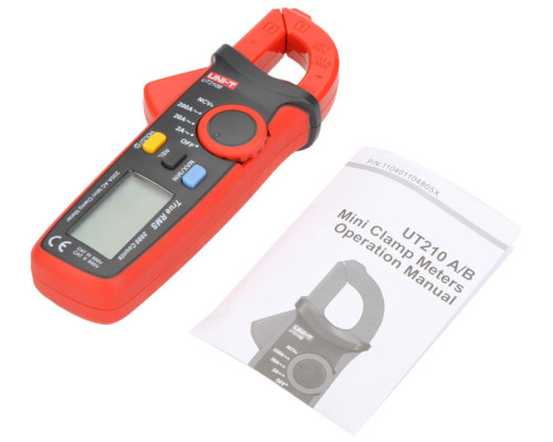 UT210B, 200A AC, струмовимірювальні кліщі UNI-T, True RMS, NCV, 2000 відліків
