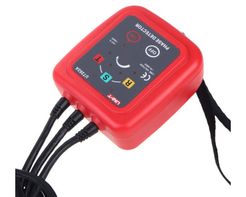 UT262A, бесконтактный тестер чередования фаз трёхфазной цепи