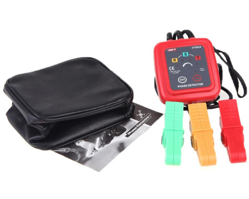 UT262A, бесконтактный тестер чередования фаз трёхфазной цепи