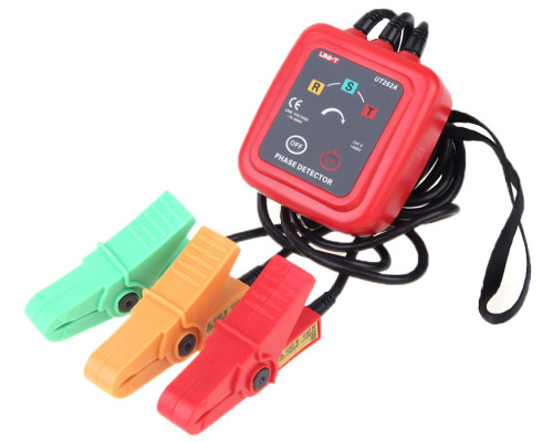 UT262A, бесконтактный тестер чередования фаз трёхфазной цепи