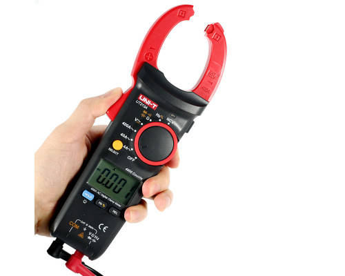 UT213A, 400A AC, токоизмерительные клещи UNI-T, с функцией измерения напряжения и сопротивления