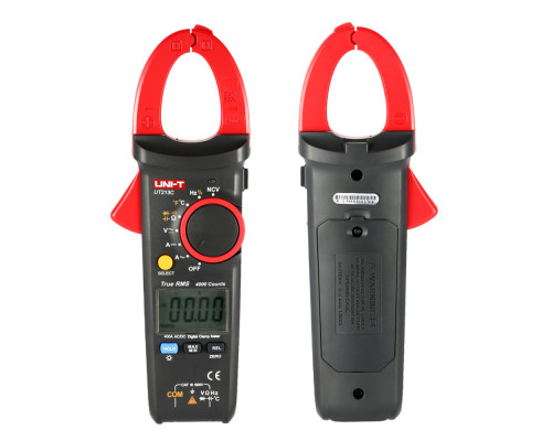 UT213B, 400A AC, токоизмерительные клещи UNI-T, с функцией измерения напряжения, ёмкости, сопротивления и температуры
