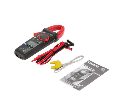 UT213C, 400A AC/DC, струмовимірювальні кліщі UNI-T, з функцією вимірювання напруги, ємності, опору та температури DCV/A, ACV/A