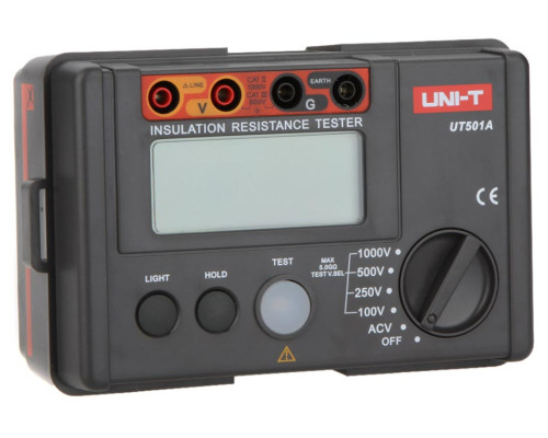 UT501A мегаомметр, измеритель сопротивления изоляции