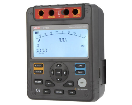 UT511 мегаомметр, измеритель сопротивления изоляции