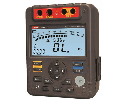 UT512 мегаомметр, измеритель сопротивления изоляции