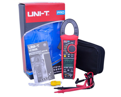 UT219DS, 600A AC/DC, True RMS струмовимірювальні кліщі, з функцією мультиметра