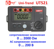 UT521 измеритель сопротивления заземления до 2000 Ом
