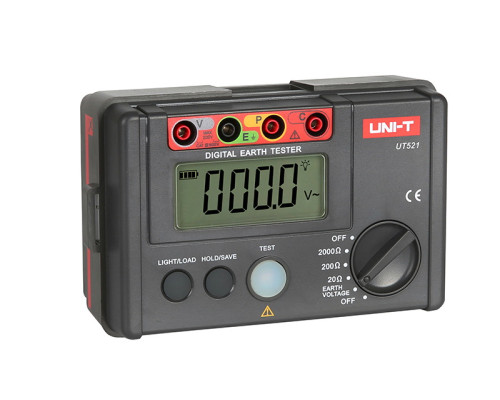 UT521 измеритель сопротивления заземления до 2000 Ом