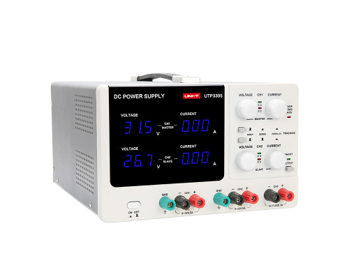 UTP3305 блок живлення Uni-Trend, 3 канали - 2х(0-32В/5А), 1х(5В/3А)