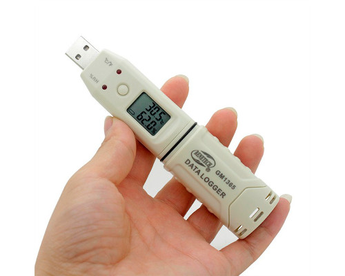 GM1365 регистратор температуры и влажности