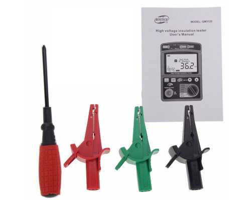 GM3123 мегаомметр, измеритель сопротивления изоляции