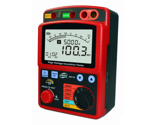 GM3125 мегаомметр, измеритель сопротивления изоляции