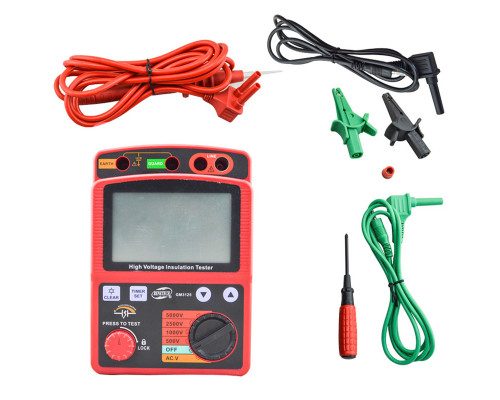 GM3125 мегаомметр, измеритель сопротивления изоляции